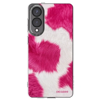 Picasee διαφανής θήκη σιλικόνης Samsung Galaxy S25 Edge 5G - Pink Moo