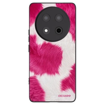 Picasee Μαύρη θήκη σιλικόνης για Honor Magic7 Lite 5G - Pink Moo