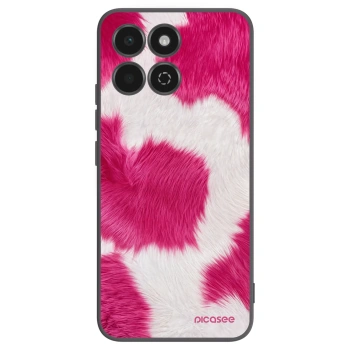 Picasee Μαύρη θήκη σιλικόνης για Honor 200 Smart 5G - Pink Moo