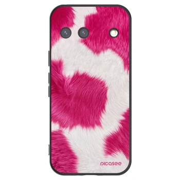 Picasee Μαύρη θήκη σιλικόνης για Google Pixel 9 - Pink Moo
