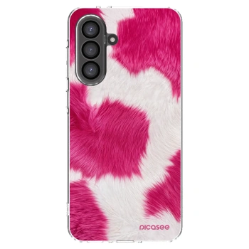 Picasee διαφανής θήκη σιλικόνης Samsung Galaxy A56 5G A566B - Pink Moo