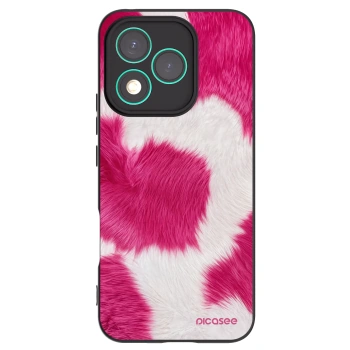 Picasee Μαύρη θήκη σιλικόνης για Honor 400 Lite 5G - Pink Moo