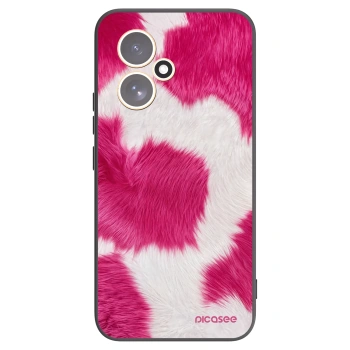 Picasee Μαύρη θήκη σιλικόνης για Honor 400 5G - Pink Moo