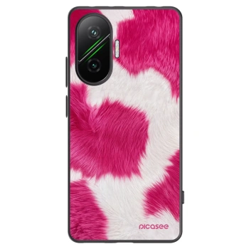 Picasee Μαύρη θήκη σιλικόνης για Xiaomi Poco F7 5G - Pink Moo