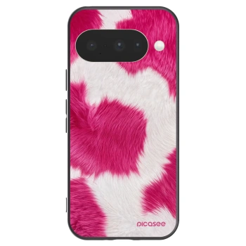 Picasee Μαύρη θήκη σιλικόνης για Google Pixel 10 - Pink Moo