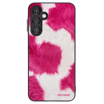 Picasee Μαύρη θήκη σιλικόνης για Samsung Galaxy A16 4G - Pink Moo