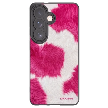 Picasee Μαύρη θήκη σιλικόνης για Samsung Galaxy S26 - Pink Moo