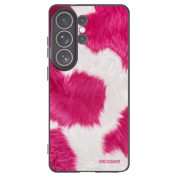 Picasee Μαύρη θήκη σιλικόνης για Samsung Galaxy S26 Ultra - Pink Moo