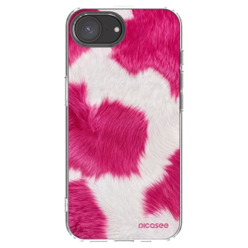 Picasee διαφανής θήκη σιλικόνης Apple iPhone 17e - Pink Moo