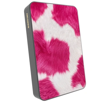 Picasee Powerbank με MagSafe 10 000 mAh Γκρί - Pink Moo