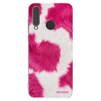 Picasee διαφανής θήκη σιλικόνης Honor 20 Lite - Pink Moo