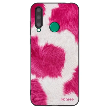 Picasee Μαύρη θήκη σιλικόνης για Honor 20 Lite - Pink Moo