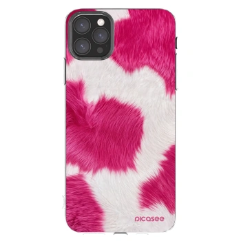 Picasee διαφανής θήκη σιλικόνης Apple iPhone 11 Pro Max - Pink Moo