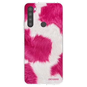 Picasee διαφανής θήκη σιλικόνης Xiaomi Redmi Note 8 - Pink Moo