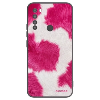 Picasee Μαύρη θήκη σιλικόνης για Xiaomi Redmi Note 8 - Pink Moo