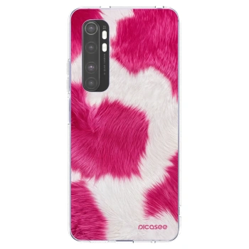 Picasee διαφανής θήκη σιλικόνης Xiaomi Mi Note 10 Lite - Pink Moo