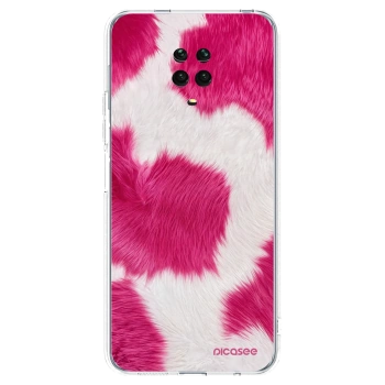 Picasee διαφανής θήκη σιλικόνης Xiaomi Redmi Note 9S - Pink Moo