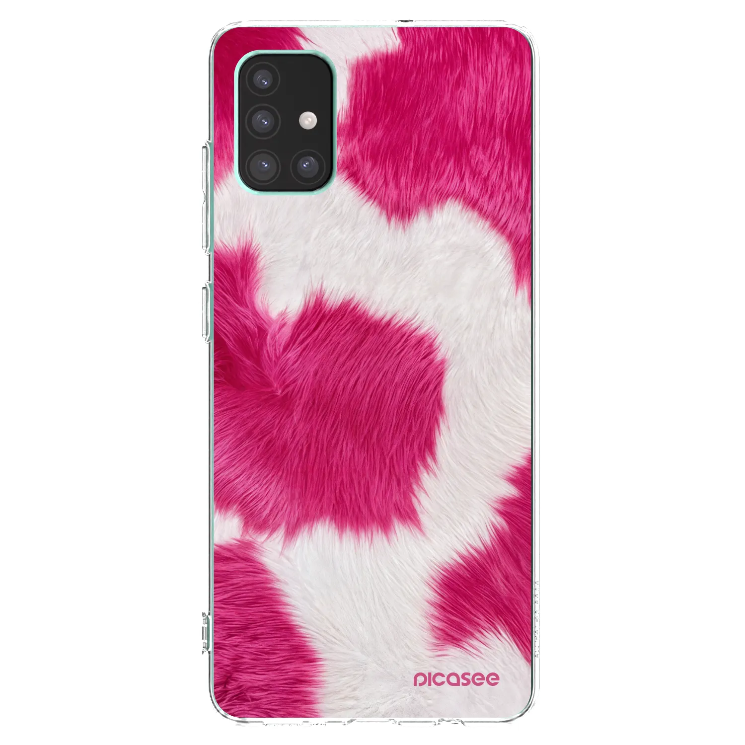Picasee διαφανής θήκη σιλικόνης Samsung Galaxy M51 M515F - Pink Moo