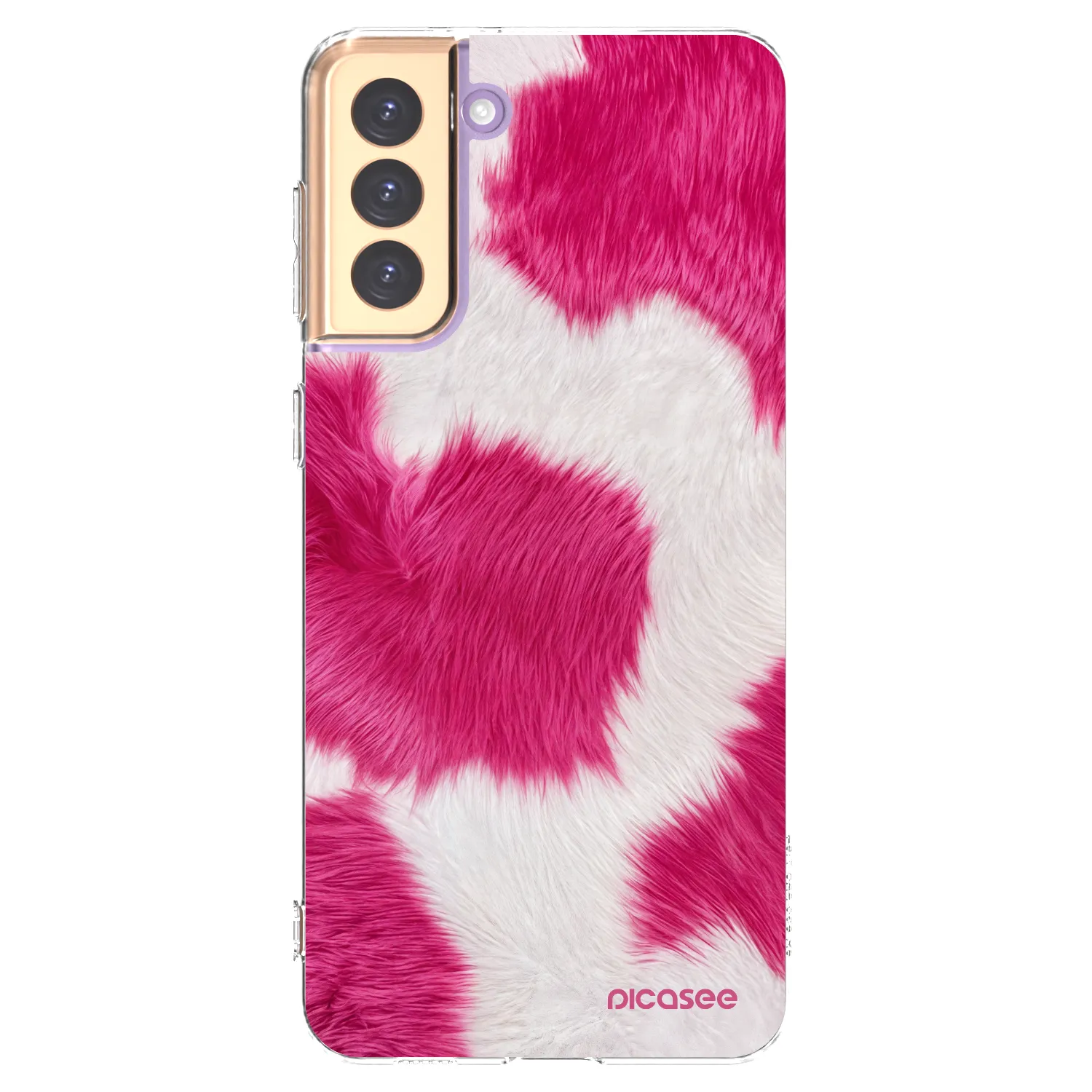 Picasee διαφανής θήκη σιλικόνης Samsung Galaxy S21+ 5G G996F - Pink Moo