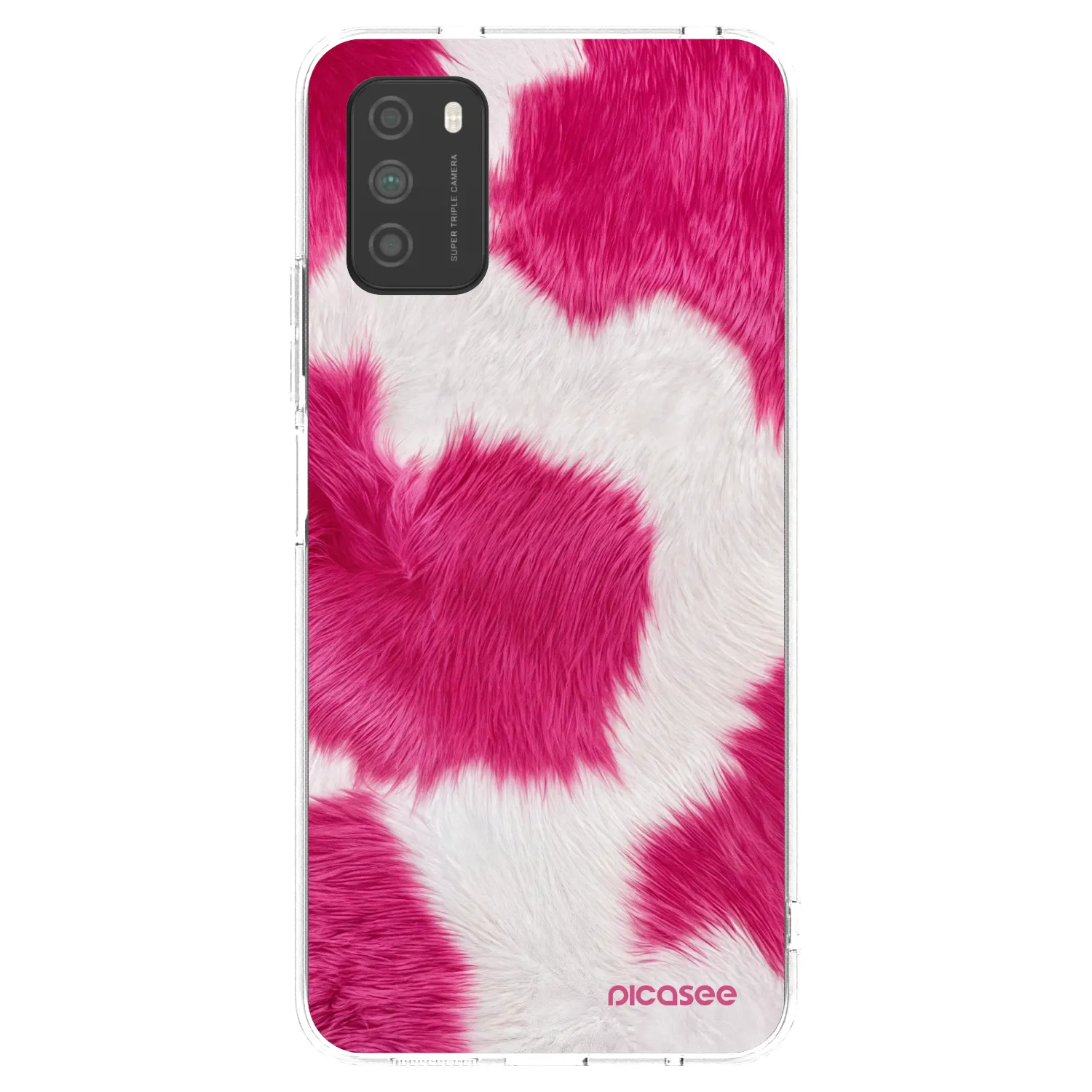 Picasee διαφανής θήκη σιλικόνης Xiaomi Poco M3 - Pink Moo
