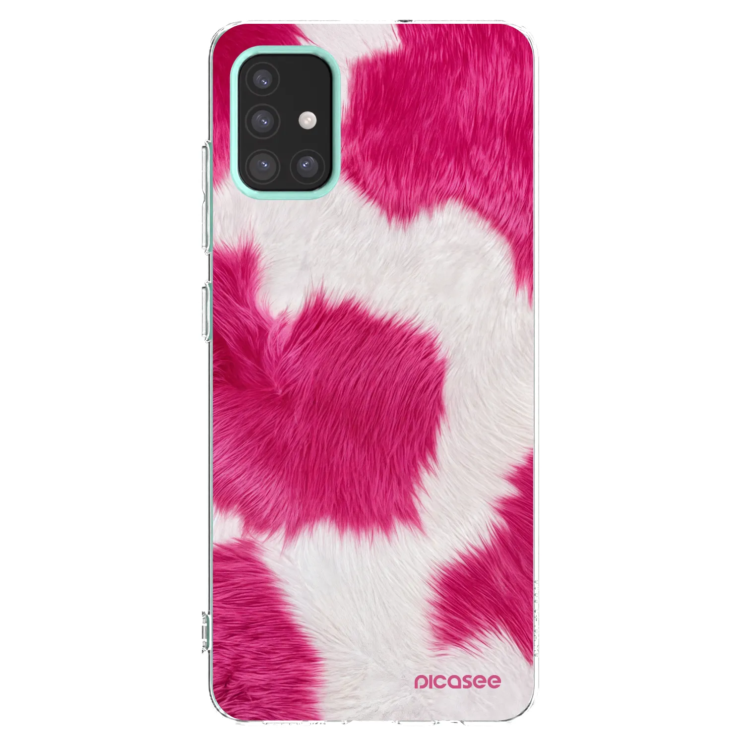 Picasee διαφανής θήκη σιλικόνης Samsung Galaxy M31s - Pink Moo