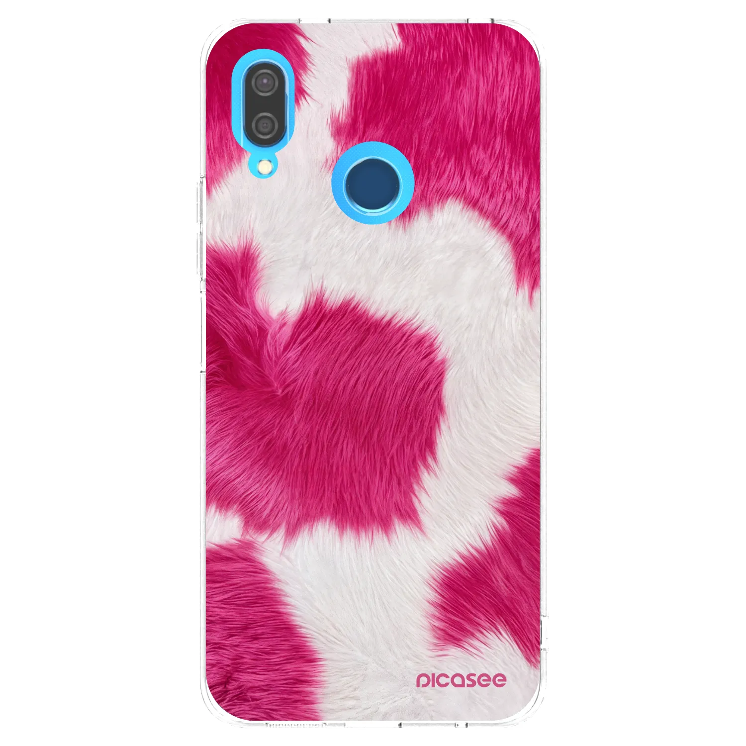 Picasee διαφανής θήκη σιλικόνης Huawei P20 Lite - Pink Moo