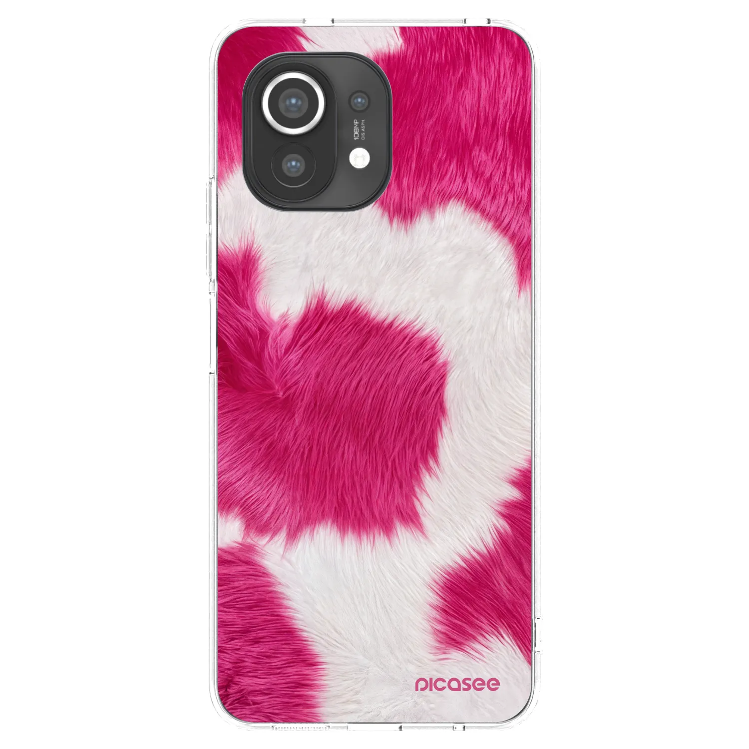 Picasee διαφανής θήκη σιλικόνης Xiaomi Mi 11 - Pink Moo