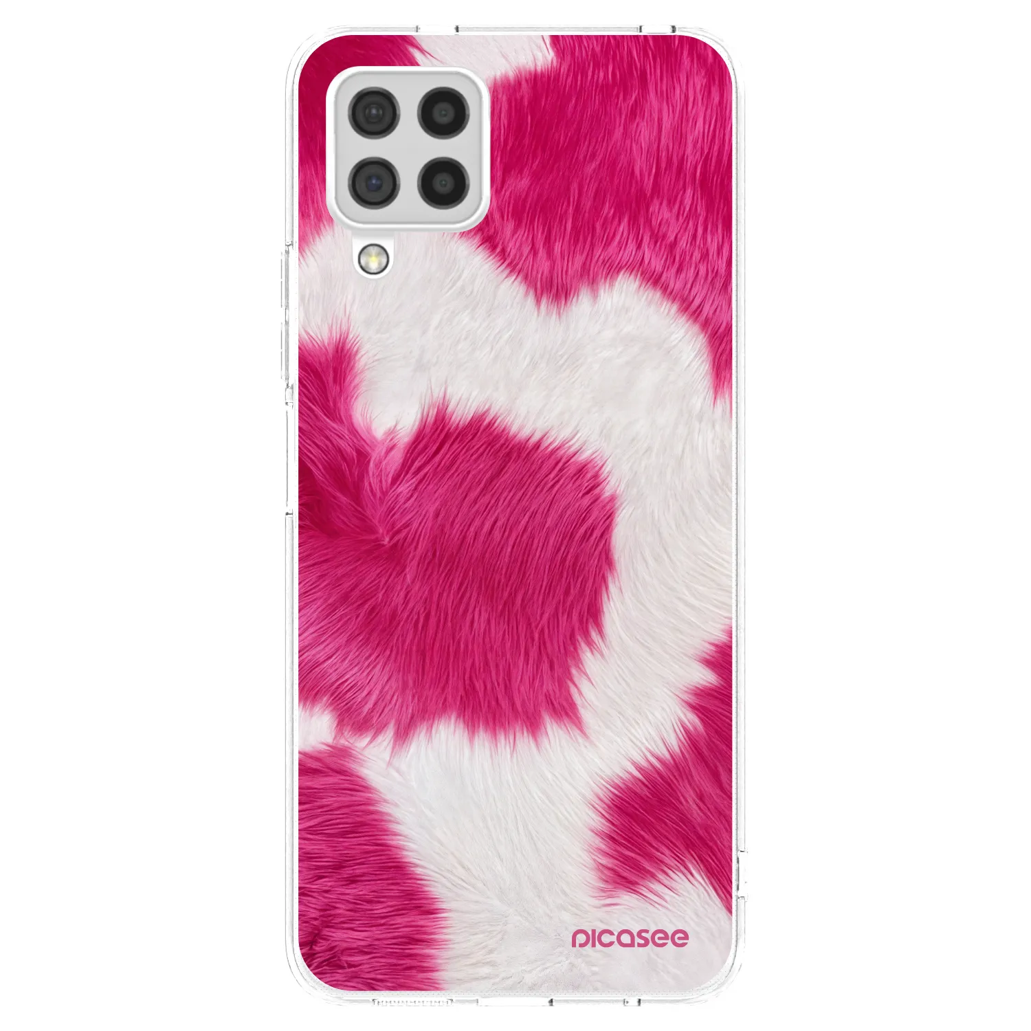 Picasee διαφανής θήκη σιλικόνης Samsung Galaxy A22 A225F 4G - Pink Moo
