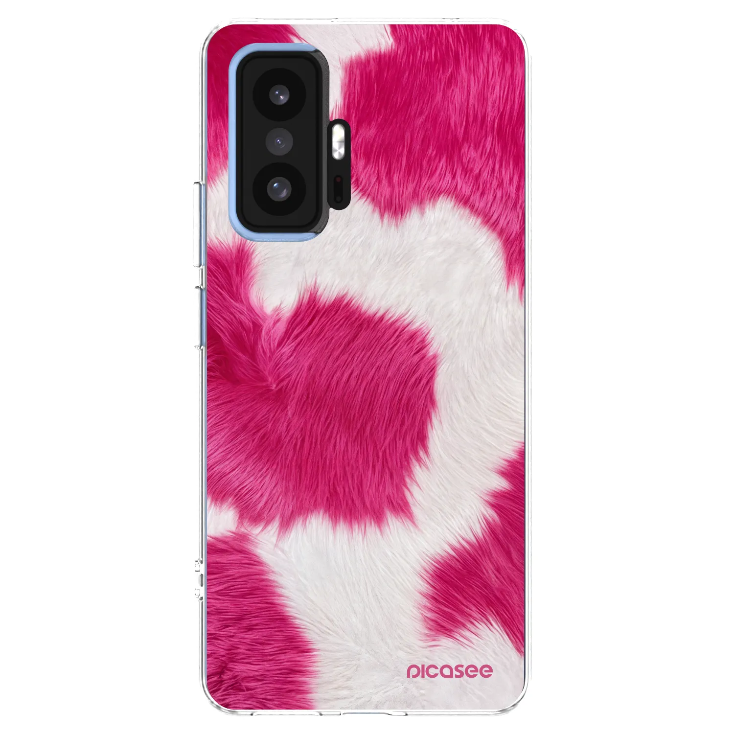 Picasee διαφανής θήκη σιλικόνης Xiaomi 11T Pro - Pink Moo
