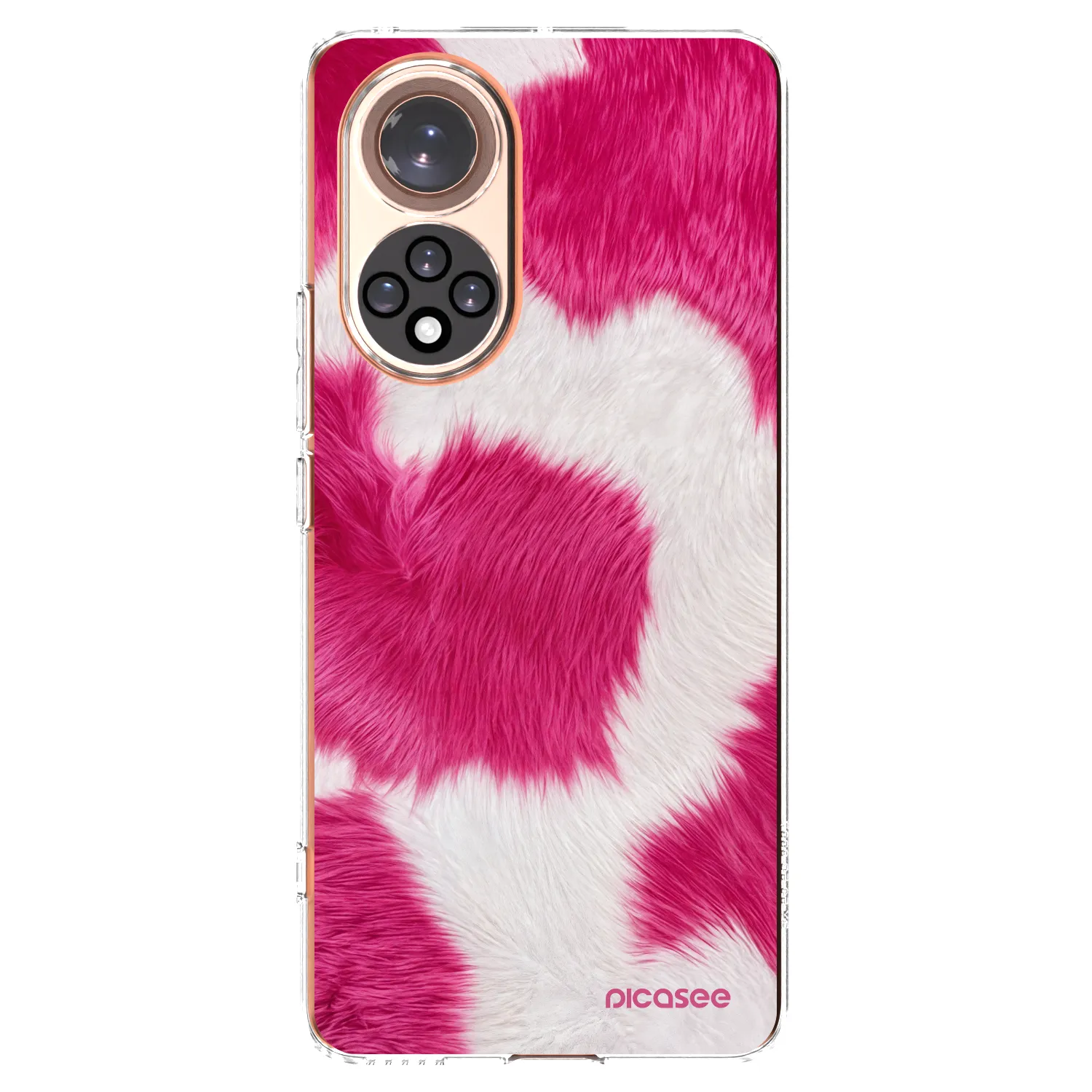 Picasee διαφανής θήκη σιλικόνης Huawei Nova 9 - Pink Moo