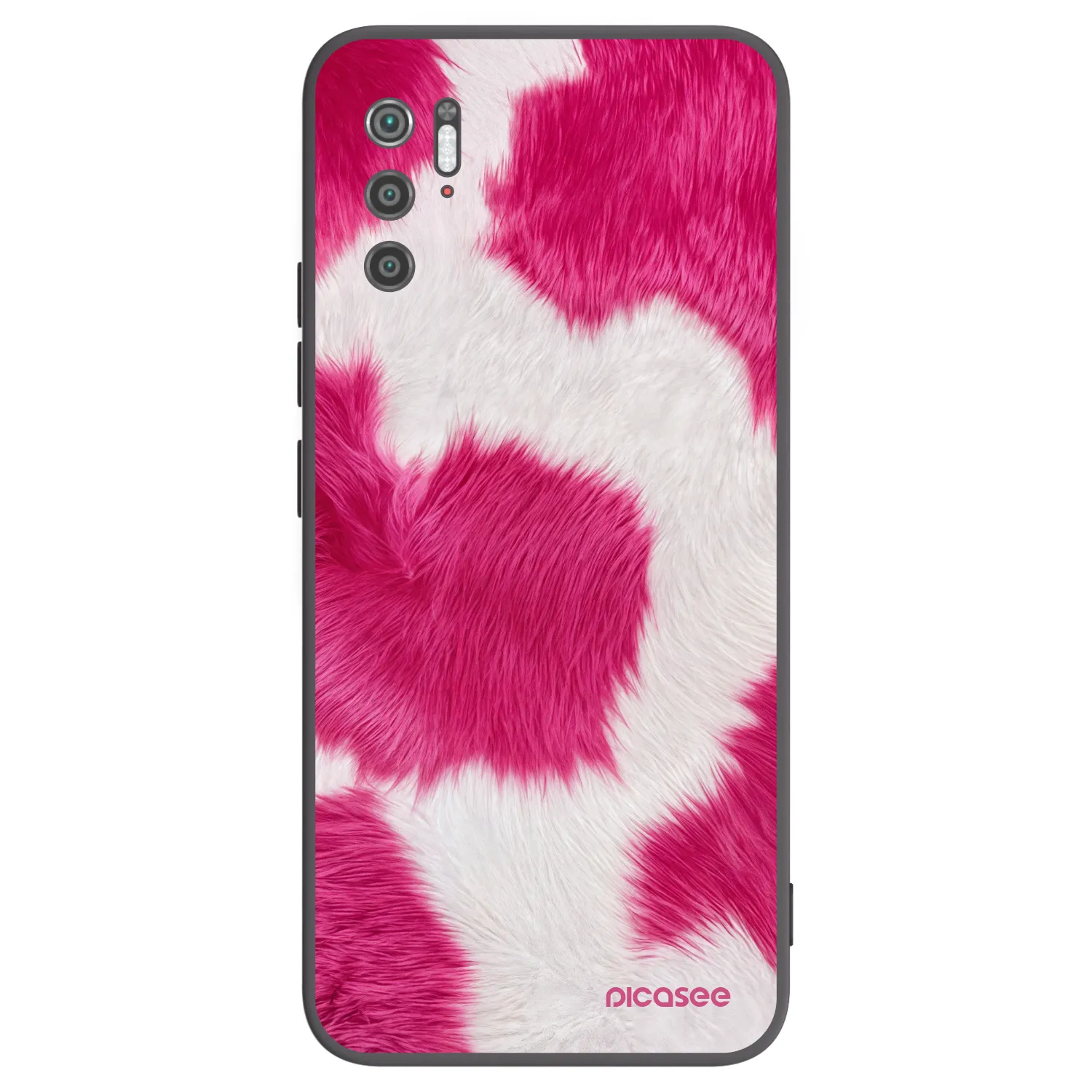 Picasee Μαύρη θήκη σιλικόνης για Xiaomi Poco M3 Pro 5G - Pink Moo