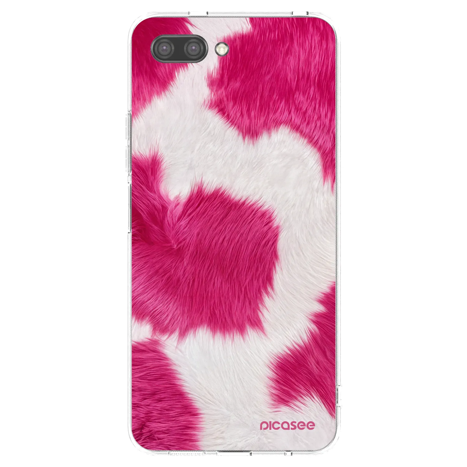 Picasee διαφανής θήκη σιλικόνης Honor 10 - Pink Moo