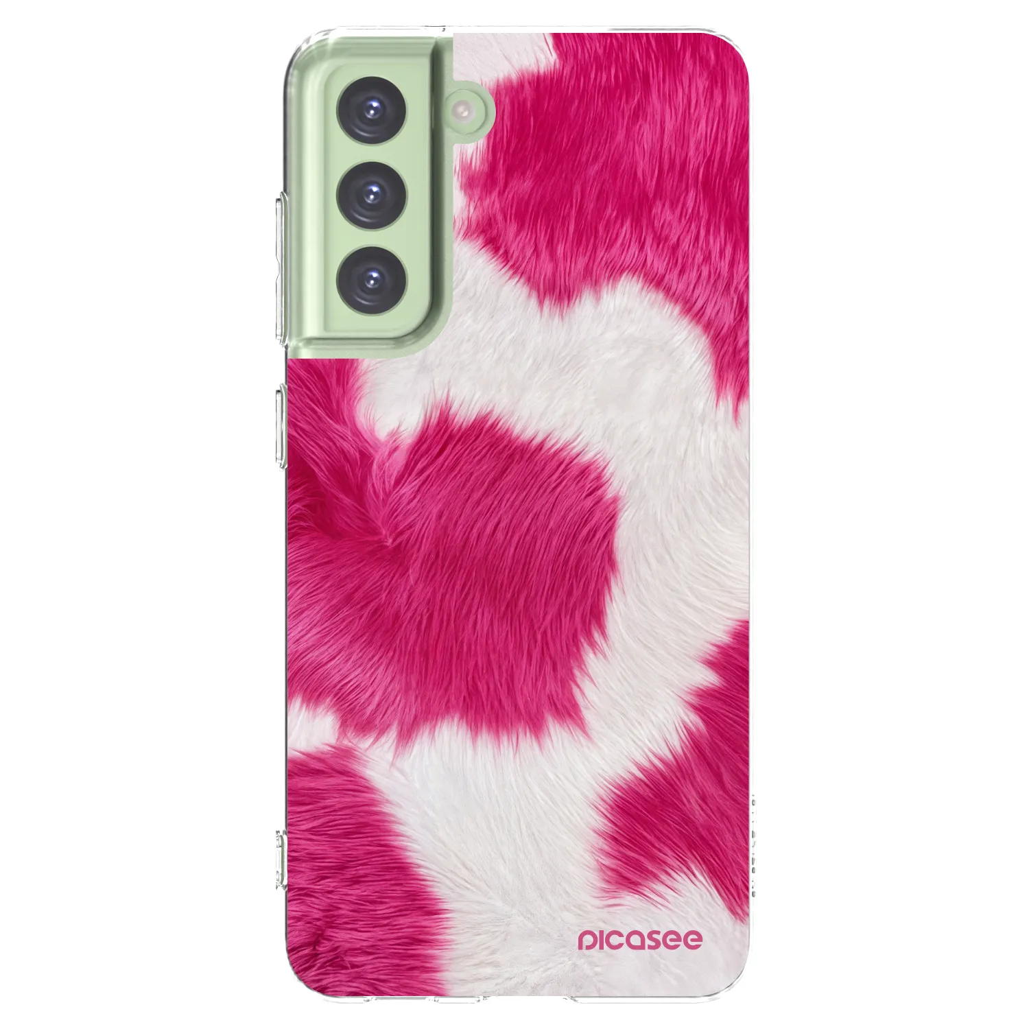 Picasee διαφανής θήκη σιλικόνης Samsung Galaxy S21 FE 5G - Pink Moo