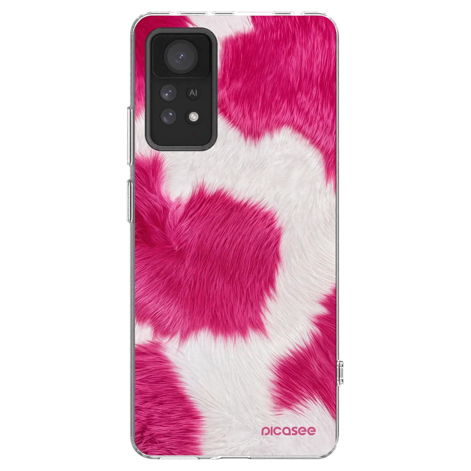 Picasee διαφανής θήκη σιλικόνης Xiaomi Redmi Note 11 Pro - Pink Moo