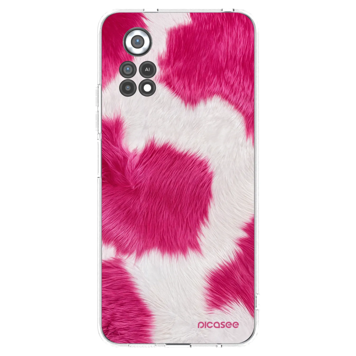 Picasee διαφανής θήκη σιλικόνης Xiaomi Poco X4 Pro 5G - Pink Moo