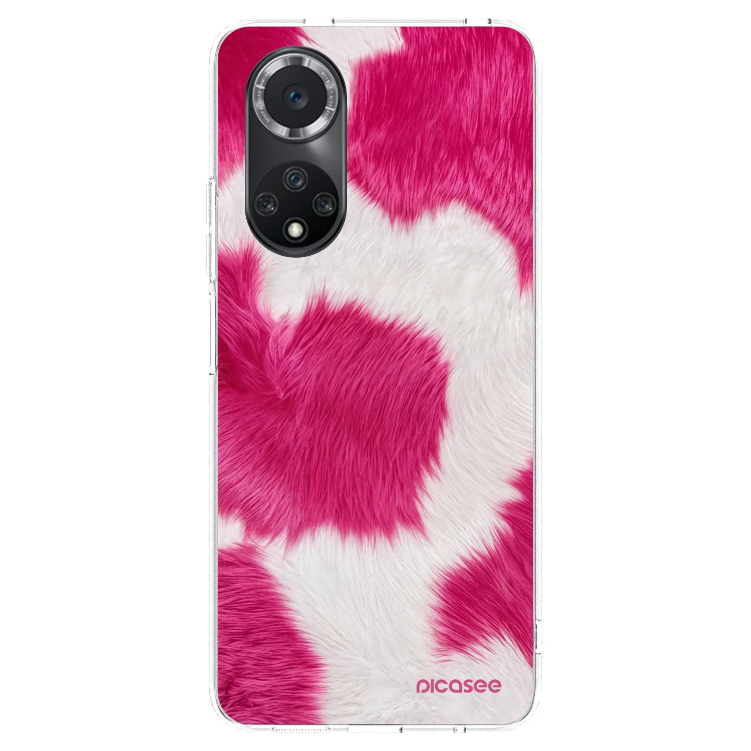 Picasee διαφανής θήκη σιλικόνης Huawei Nova 9 SE - Pink Moo