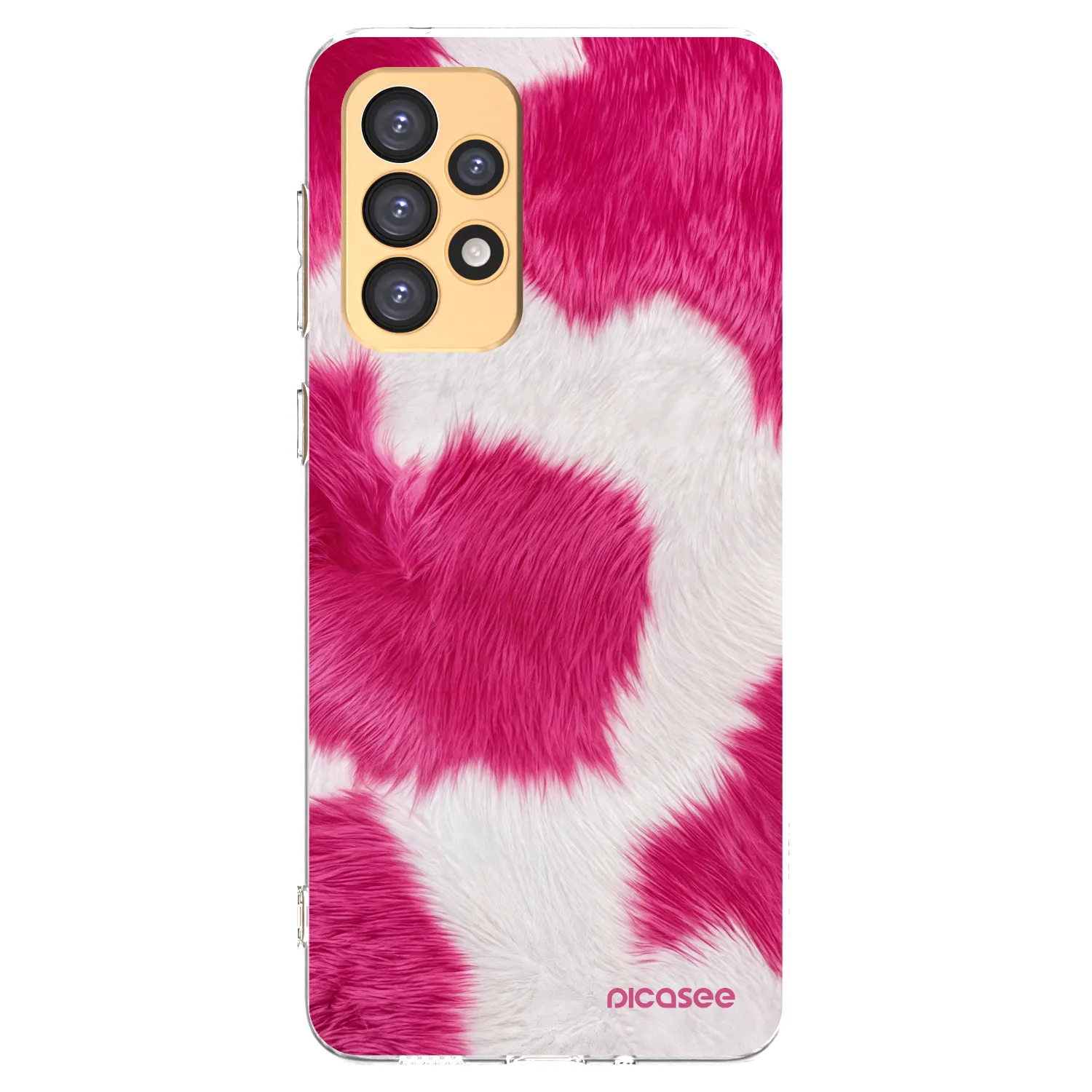 Picasee διαφανής θήκη σιλικόνης Samsung Galaxy A33 5G A336 - Pink Moo