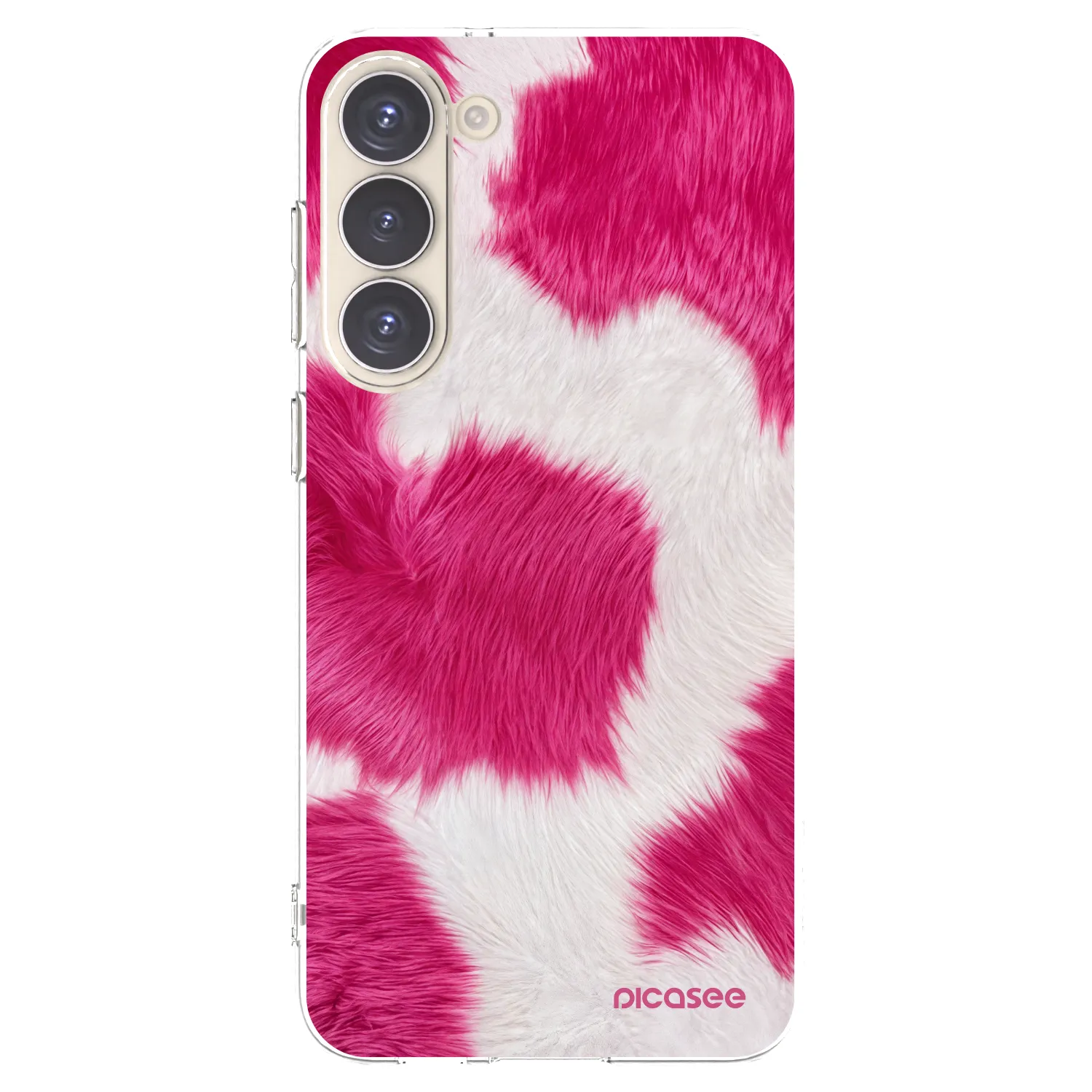 Picasee διαφανής θήκη σιλικόνης Samsung Galaxy S23+ 5G - Pink Moo