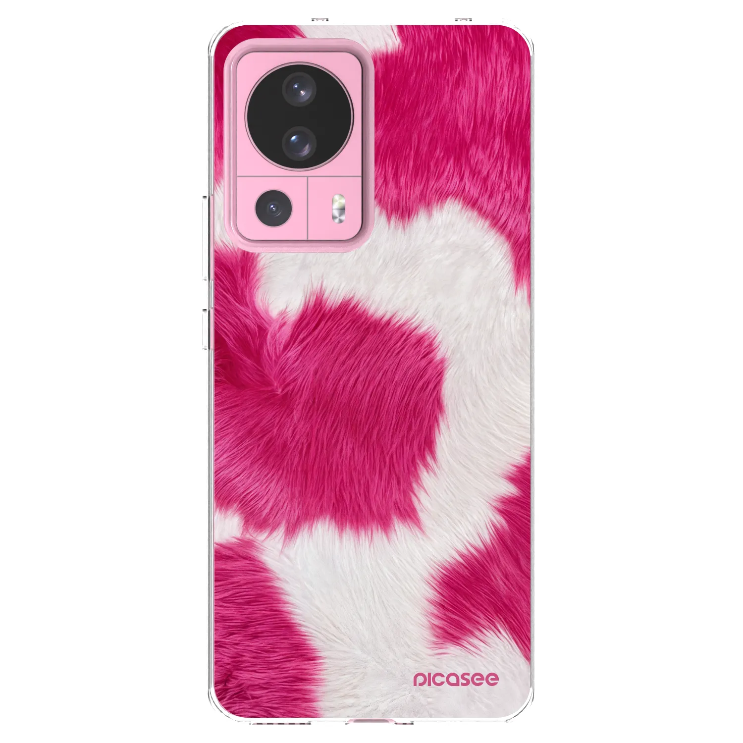Picasee διαφανής θήκη σιλικόνης Xiaomi 13 Lite - Pink Moo