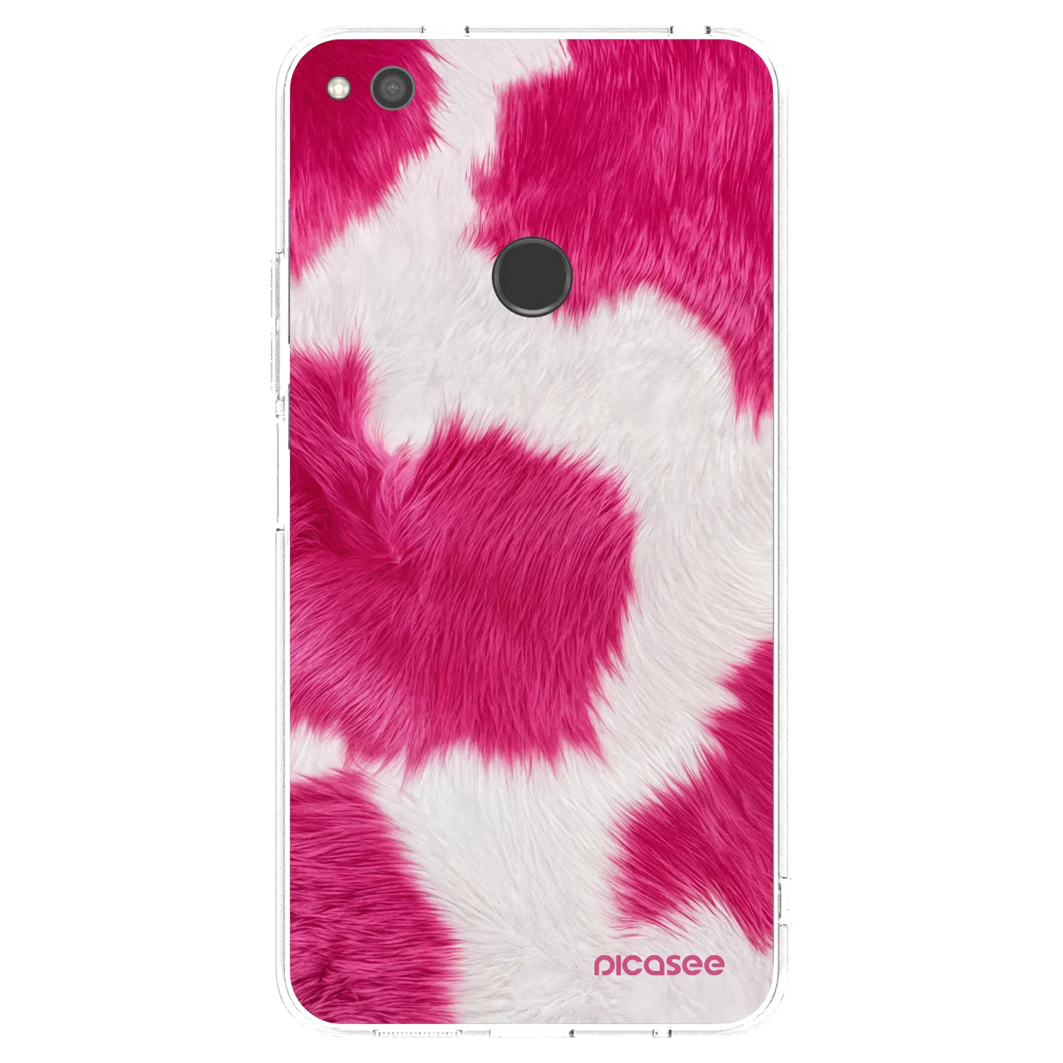 Picasee διαφανής θήκη σιλικόνης Huawei P9 Lite 2017 - Pink Moo