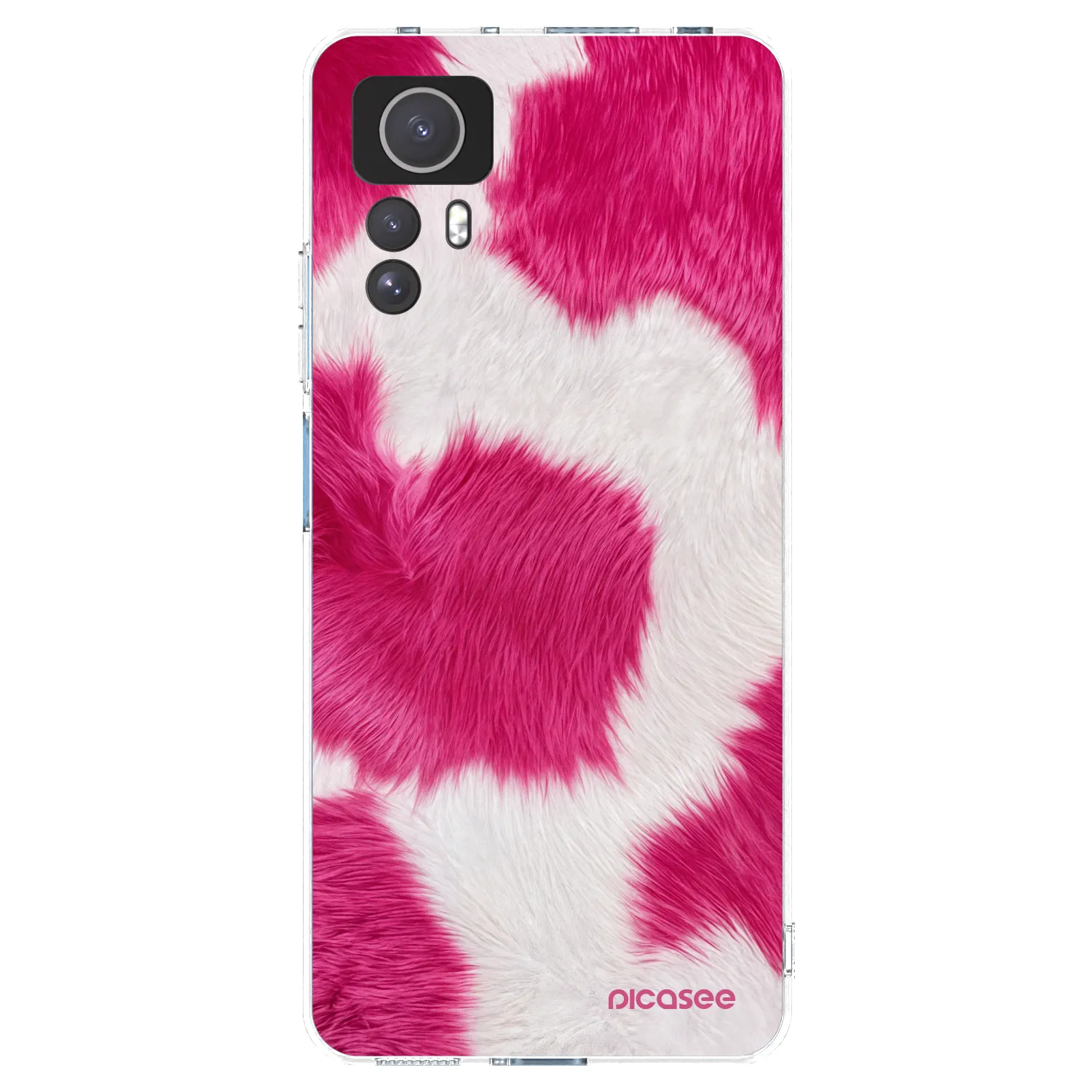 Picasee διαφανής θήκη σιλικόνης Xiaomi Redmi Note 12S - Pink Moo