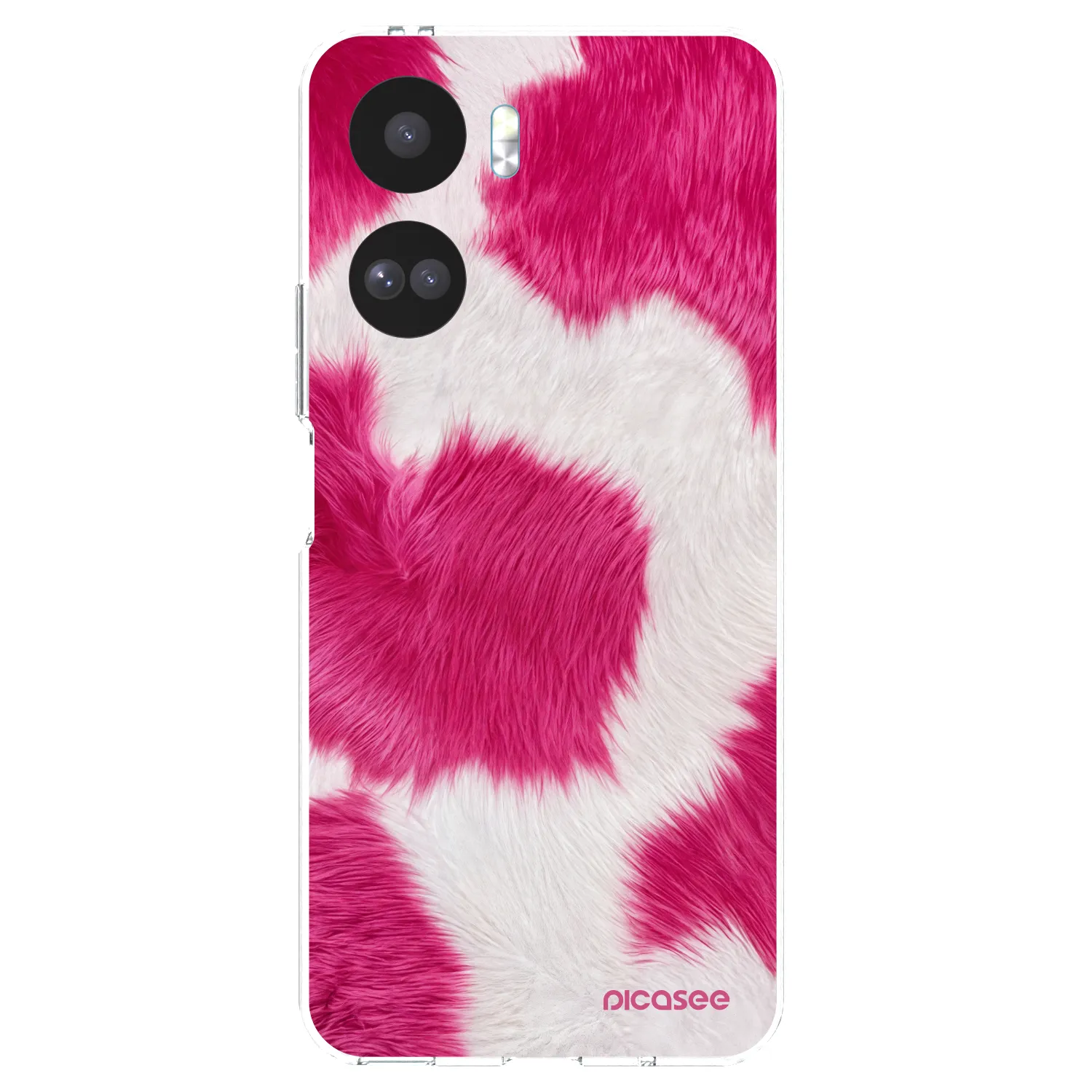 Picasee διαφανής θήκη σιλικόνης Honor 90 Lite 5G - Pink Moo