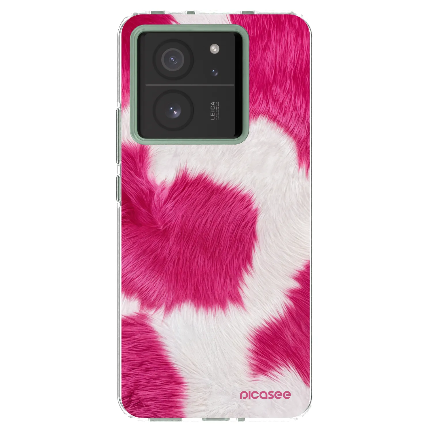Picasee διαφανής θήκη σιλικόνης Xiaomi 13T - Pink Moo