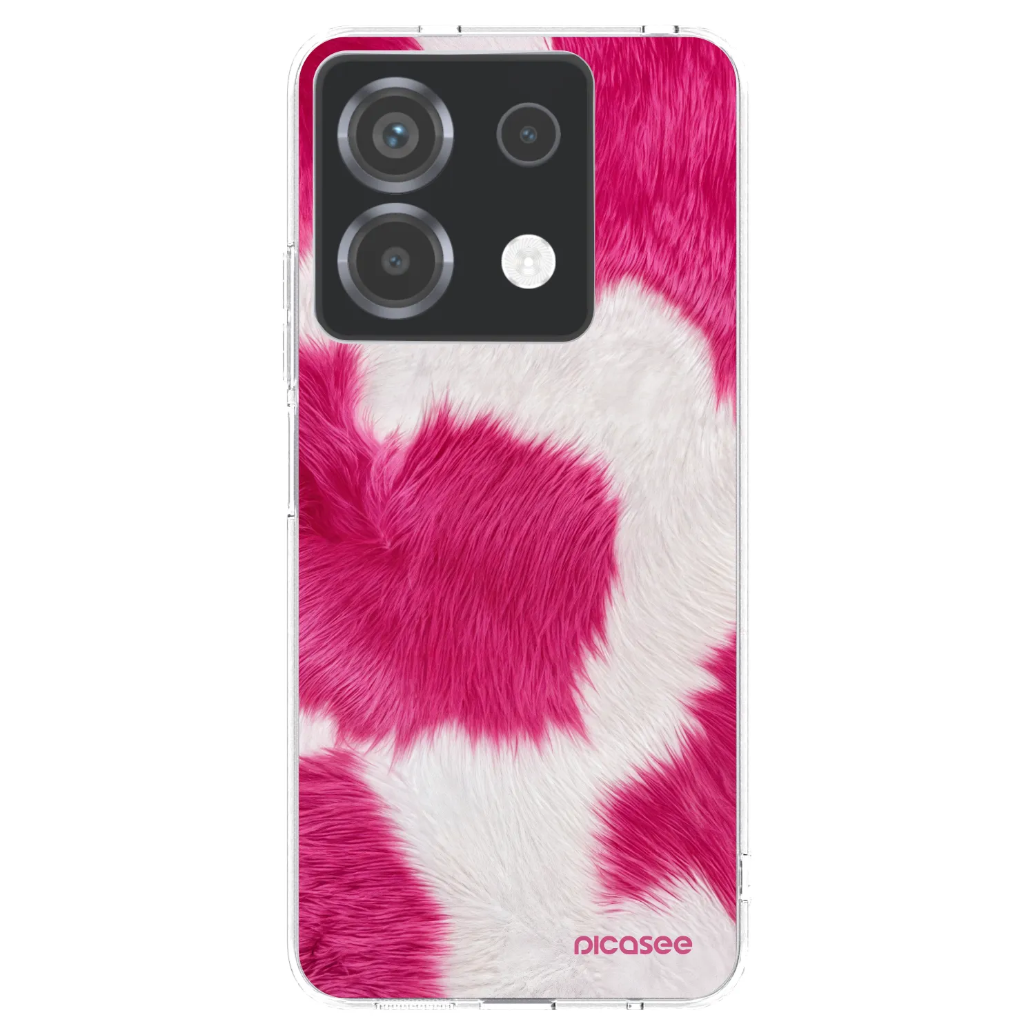 Picasee διαφανής θήκη σιλικόνης Xiaomi Poco X6 - Pink Moo