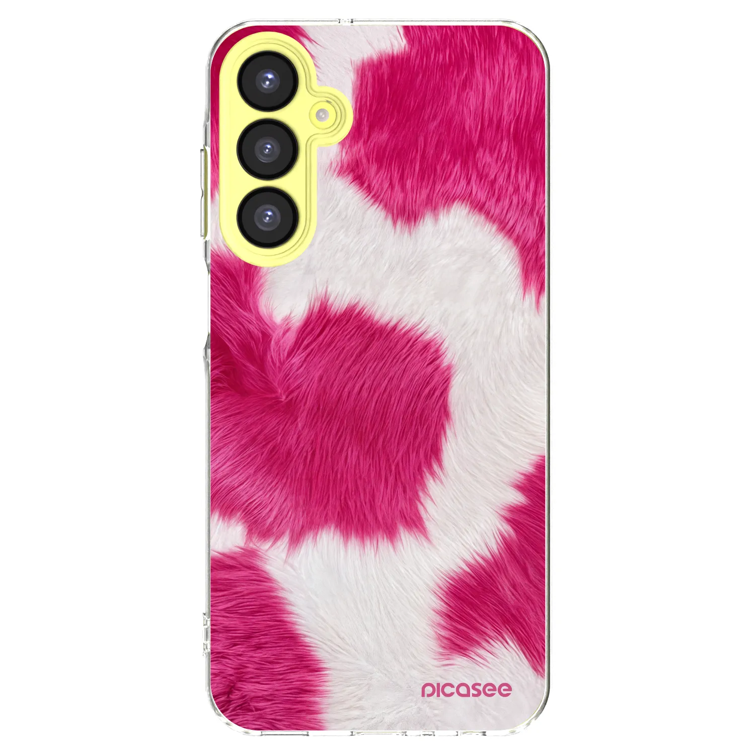 Picasee διαφανής θήκη σιλικόνης Samsung Galaxy A25 A256B 5G - Pink Moo
