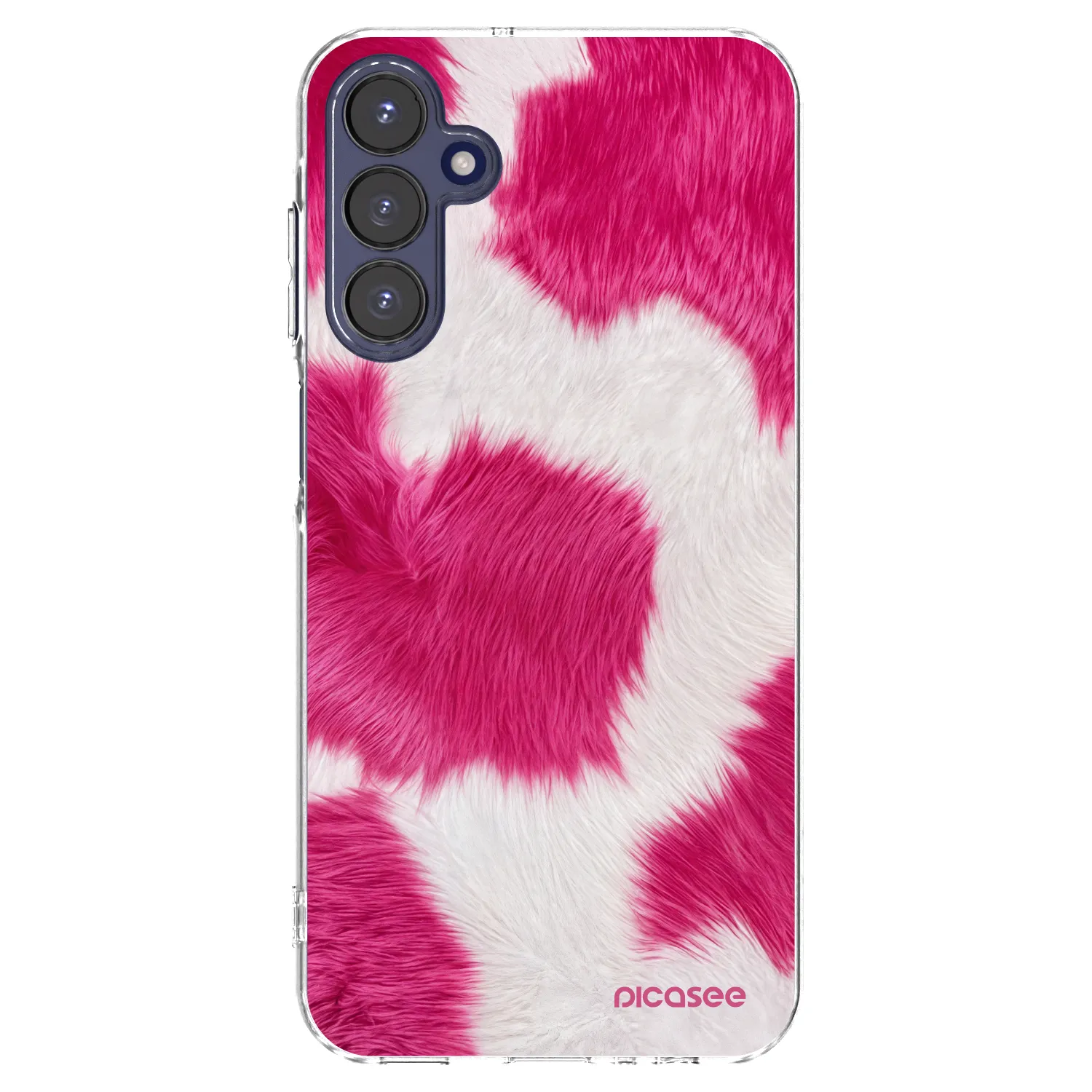 Picasee διαφανής θήκη σιλικόνης Samsung Galaxy A15 A155F 4G - Pink Moo