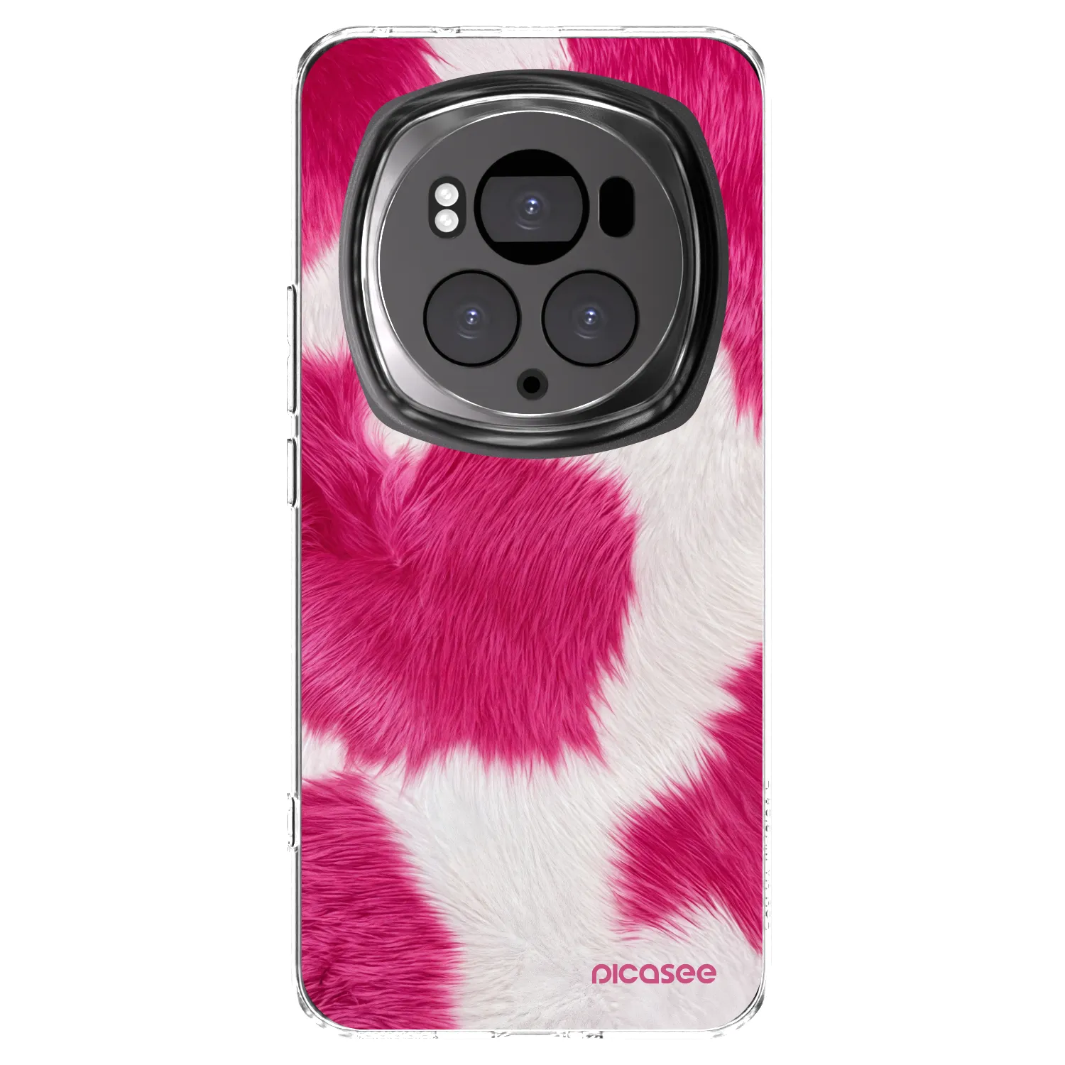 Picasee διαφανής θήκη σιλικόνης Honor Magic6 Pro - Pink Moo
