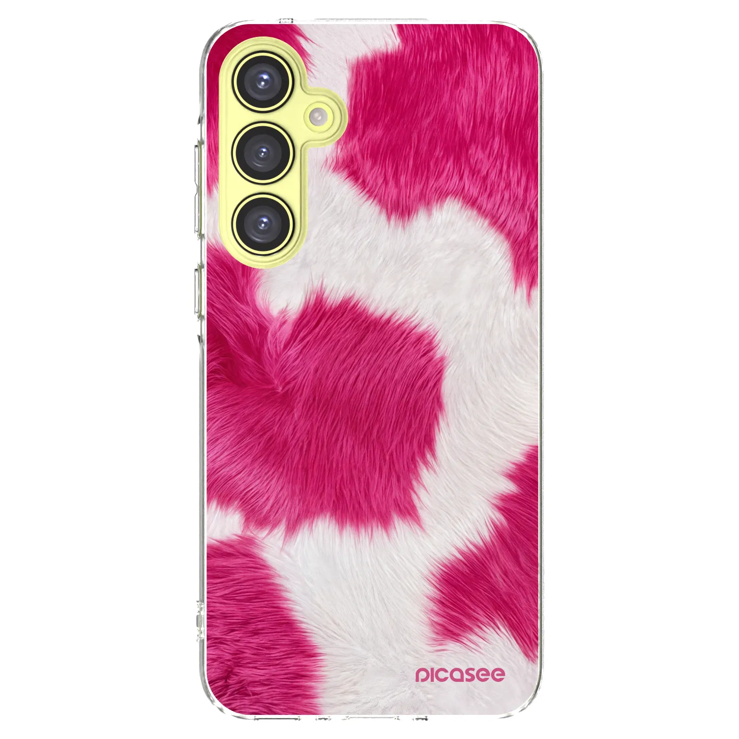 Picasee διαφανής θήκη σιλικόνης Samsung Galaxy A35 5G A356B - Pink Moo