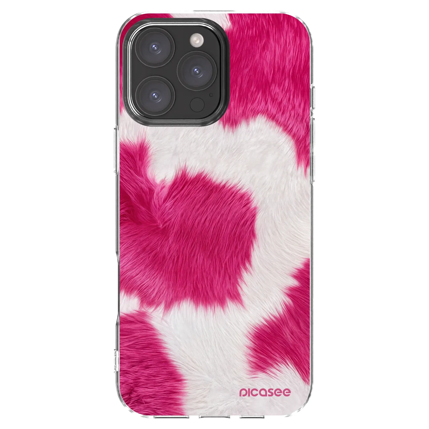 Picasee διαφανής θήκη σιλικόνης Apple iPhone 16 Pro Max - Pink Moo