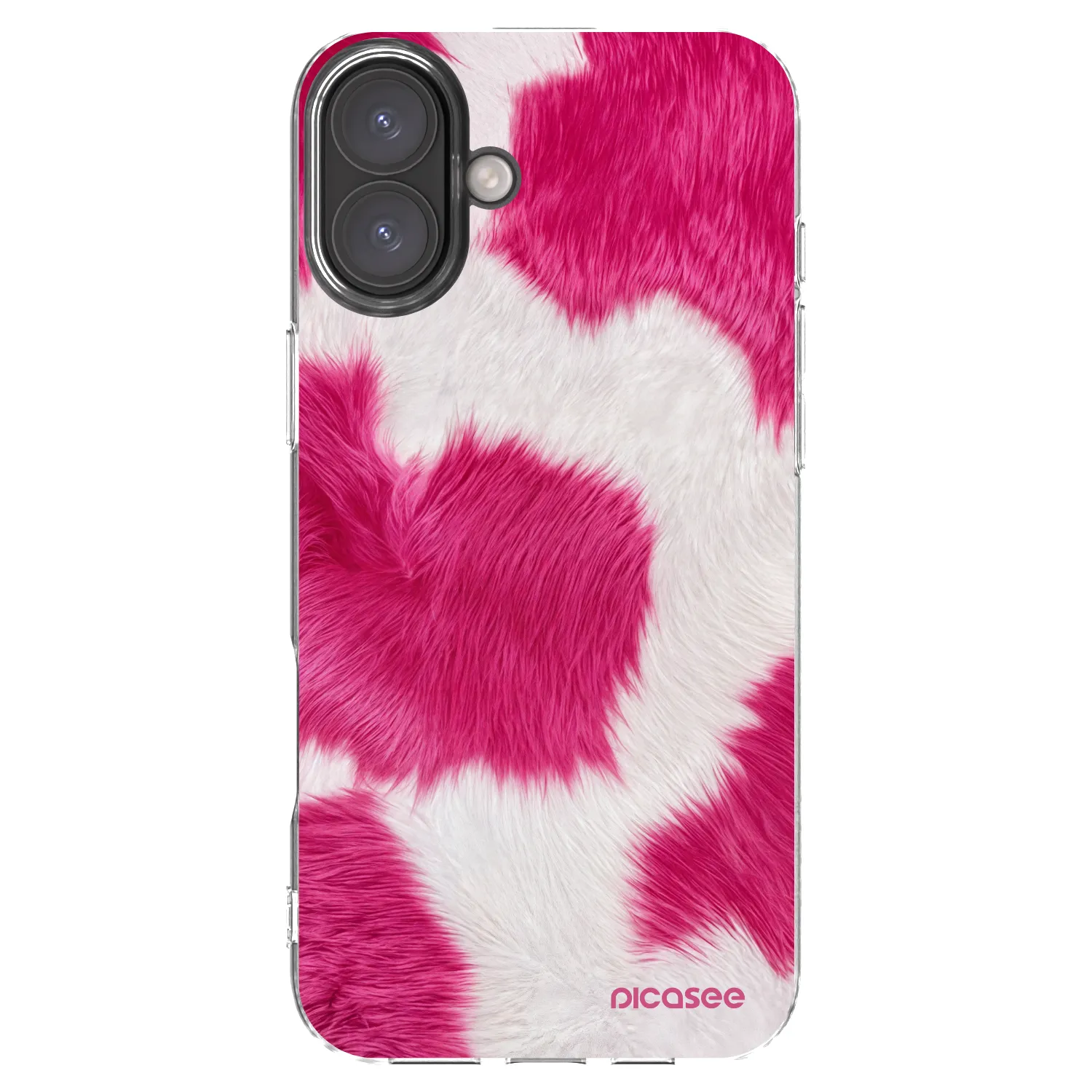 Picasee διαφανής θήκη σιλικόνης Apple iPhone 16 Plus - Pink Moo